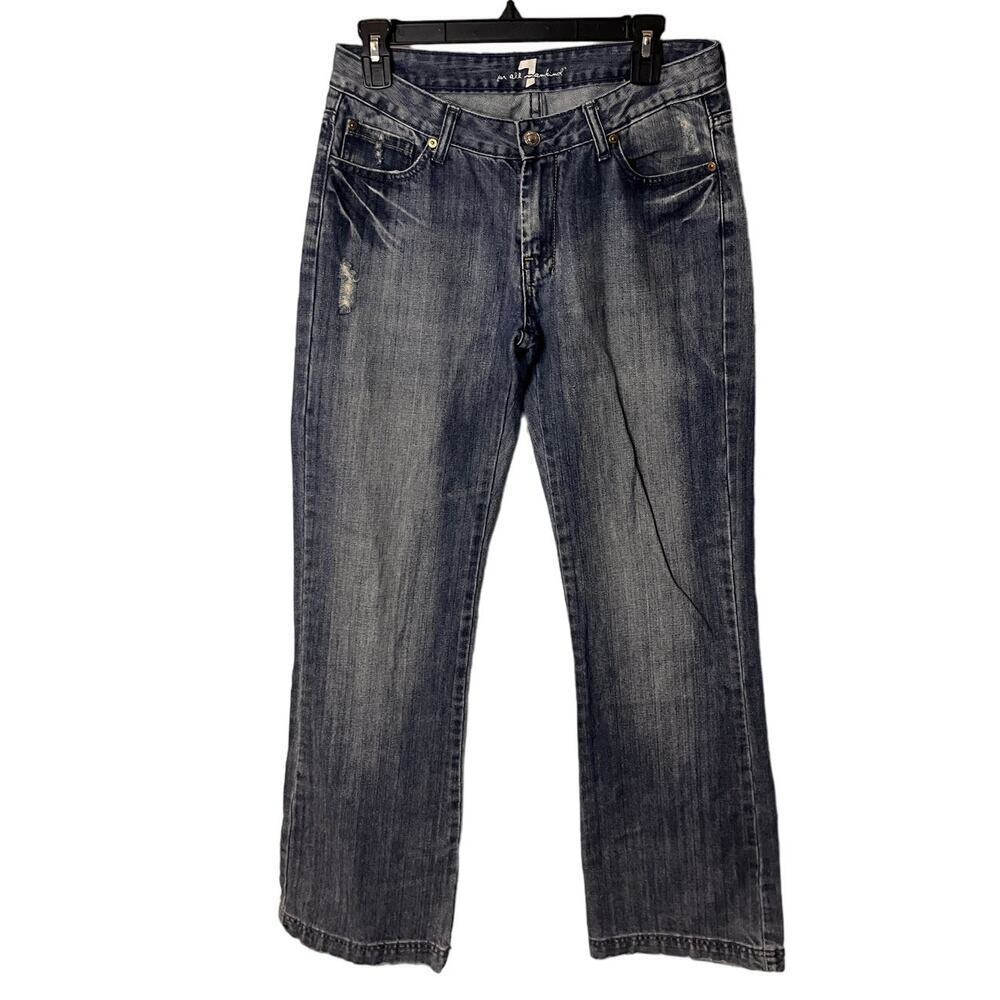 7 For All Mankind Blue Dojo Positano Trouser Jeans Size 29
